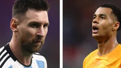 Foto Messi: Robert Cianflone/Getty Images for Football Australia - Foto Gakpo: Richard Heathcote/Getty Images - Argentina e Países Baixos voltam a se enfrentar em uma Copa do Mundo