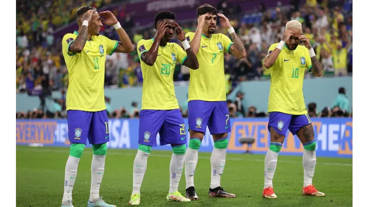 Foto: Michael Steele/Getty Images | Seleção comemora gols com dança