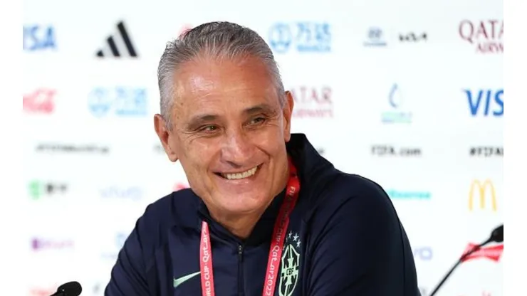 Patrick Smith - FIFA/FIFA via Getty Images - Tite, técnico da Seleção Brasileira
