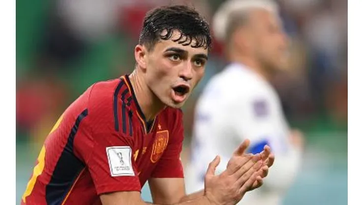 Foto: Stu Forster/Getty Images - Pedri vem sendo um dos destaques da Espanha na Copa do Mundo