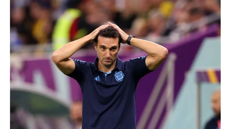 Michael Steele/Getty Images/ Scaloni 'liga sinal de alerta' para lesões de jogadores antes de duelo pelas quartas de final.