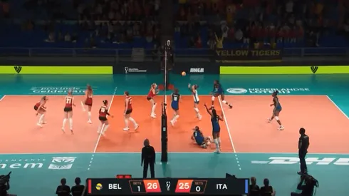 Bélgica festejou vitória em set, que não aconteceu