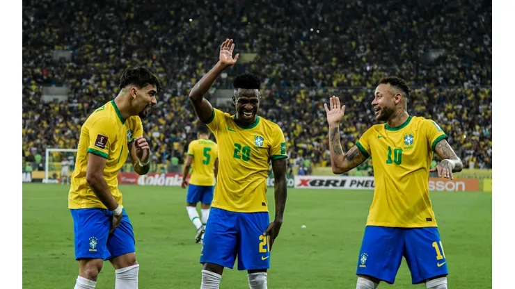 Foto: Thiago Ribeiro/AGIF | Lucas Paquetá, Vinicius Jr e Neymar