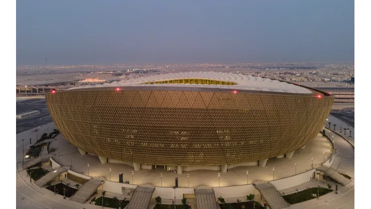 Foto: David Ramos/Getty Images | Visão aérea do Estadio Lusail