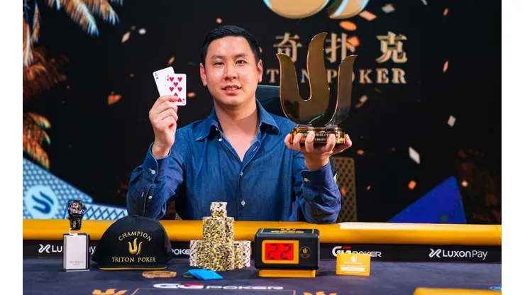 Punnat Punsri venceu o maior prêmio da carreira (Foto: Divulgação/Triton Poker)