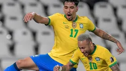 Agif/Jorge Rodrigues - Neymar e Paquetá se destacam no Brasil