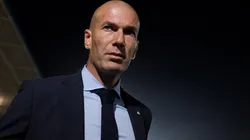 Foto: Denis Doyle/Getty Images | Zidane jogou com uma faixa na coxa