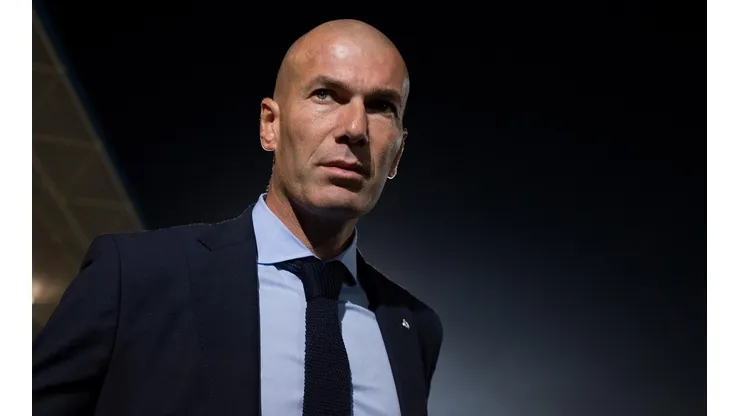 Foto: Denis Doyle/Getty Images | Zidane jogou com uma faixa na coxa