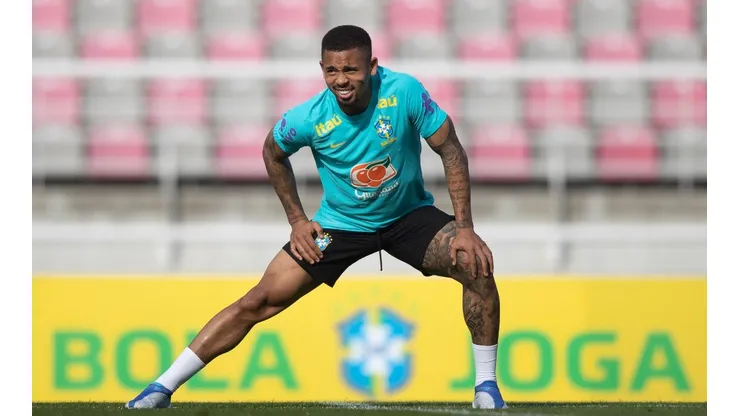 Gabriel Jesus perdeu a vaga no time titular no último treino feito pelo técnico Tite com a Seleção Brasileira