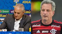 Foto Tite: Flickr Oficial CBF/Lucas Figueiredo e Foto Rodolfo Landim: Thiago Ribeiro/AGIF | Tite dá banho de água fria em Landim e cia.