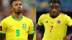 Brasil e Colômbia se enfrentam nesta quinta-feira (Foto: Getty Images)