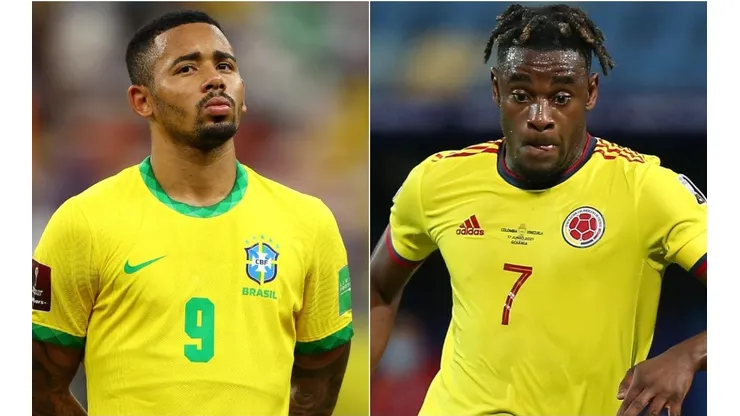 Brasil e Colômbia se enfrentam nesta quinta-feira (Foto: Getty Images)