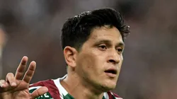 Germán Cano durante partida no Maracanã. Argentino segue de titular no Fluzão.