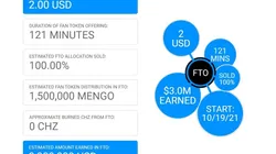 A oferta foi iniciada às 10h da manhã e Fan Tokens foram vendidos a USD 2 | Crédito: Reproduçã Christian Ott