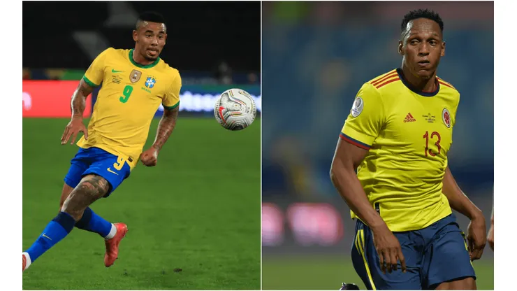 Brasil X Colômbia. (Fotos: Getty Images)