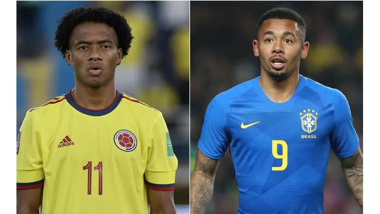 Colômbia e Brasil se enfrentam neste domingo (Foto: Getty Images)