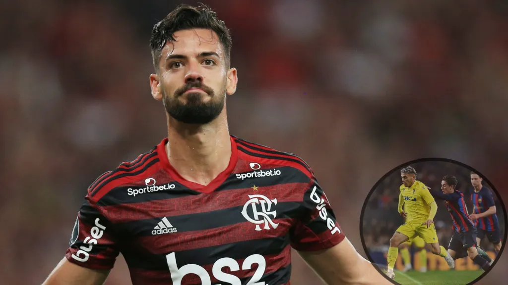 Montagem de Pablo Marí e Brian Ocampo no Flamengo - Fotos: Getty Images