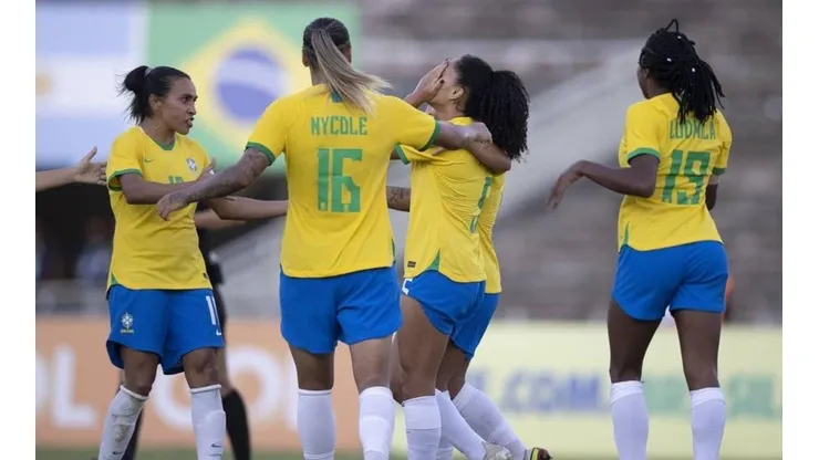 Brasil venceu por 4 a 1 nesta segunda. (Foto: Reprodução Instagram Seleção Feminina de Futebol)