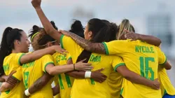 A Seleção feminina. (Foto: Reprodução redes sociais)
