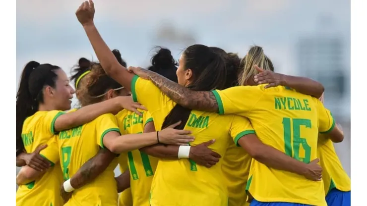 A Seleção feminina. (Foto: Reprodução redes sociais)