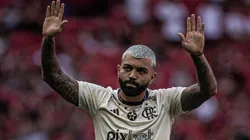 Gabriel jogador do Flamengo durante partida contra o Criciuma no estadio Mane Garrincha pelo campeonato Brasileiro A 2024. Foto: Isabela Azine/AGIF