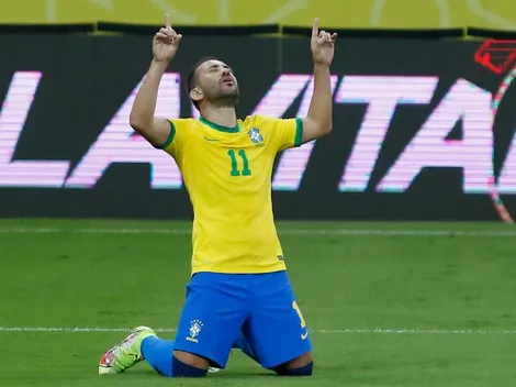 Everton Ribeiro recebe passe de Neymar e abre o placar para a seleção brasileira; confira