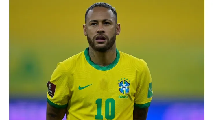 Neymar marcou o segundo do Brasil diante do Peru (Foto: Getty Images)