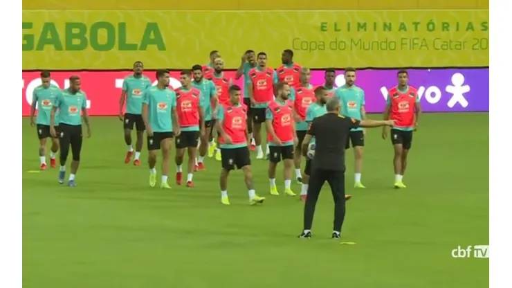 Seleção brasileira faz último treino antes do duelo contra o Peru, pelas Eliminatórias; veja a provável escalação. (Foto: CBF TV)