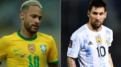 Companheiros de clube novamente, Neymar e Messi estarão frente a frente neste domingo (Foto: Getty Images)