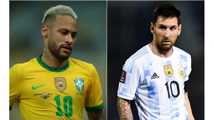 Companheiros de clube novamente, Neymar e Messi estarão frente a frente neste domingo (Foto: Getty Images)