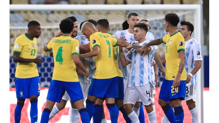 Brasil x Argentina, pelas Eliminatórias da Copa do Mundo só terá público para convidados. (Foto: Getty Images)