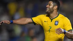 Hulk com a camisa da seleção brasileira, em 2014 (Foto: Getty Images)
