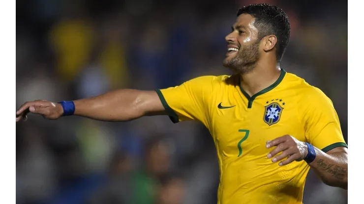 Hulk com a camisa da seleção brasileira, em 2014 (Foto: Getty Images)