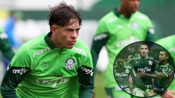 Agustín Giay deve somar seus primeiros minutos pelo Palmeiras contra o Fluminense e Dudu briga com Rony no ataque - Fotos: César Greco/Ag. Palmeiras