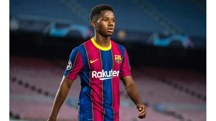 Ansu Fati é um dos principais jogadores do Barcelona — Foto: Getty Images