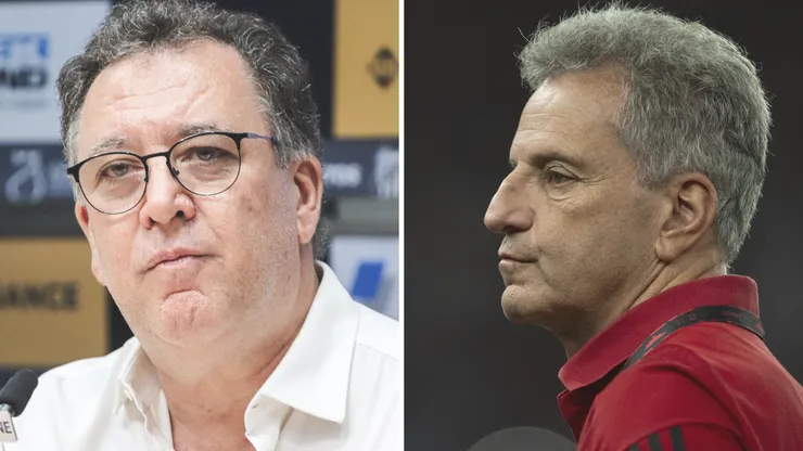 Marcelo Teixeira venceu disputa 'dura' com Flamengo nos bastidores para conseguir joia para o Peixe - Fotos: AGIF