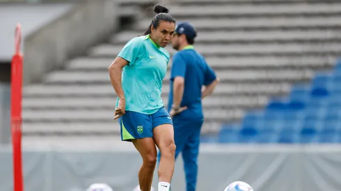 Marta é uma das veteranas do plantel. Divulgação/Rafael Ribeiro/CBF.