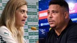 Foto Leila: César Greco/ Palmeiras/ Foto Ronaldo: Gustavo Aleixó/ Cruzeiro