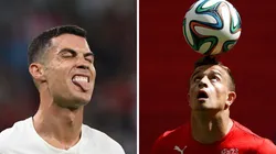 Getty Images/Claudio Villa e Agif/Wagner Meier - Cristiano Ronaldo e Shaqiri fazem duelo