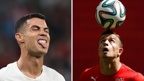Getty Images/Claudio Villa e Agif/Wagner Meier - Cristiano Ronaldo e Shaqiri fazem duelo