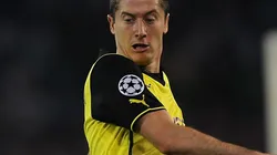 Getty Images/Paolo Bruno - Lewandowski se destacou após soco de alviverde