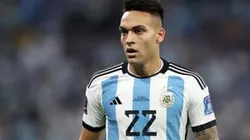 Foto: Alex Grimm/Getty Images - Lautaro Martínez foi alvo de críticas após a classificação da Argentina