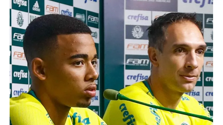 Foto: Marcello Zambrana/AGIF - Gabriel Jesus e Fernando Prass