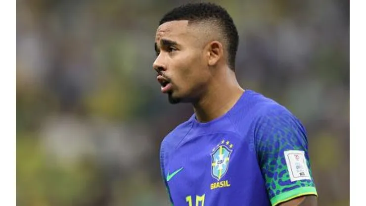 Foto: Richard Heathcote/Getty Images - Gabriel Jesus foi cortado e não atua mais na Copa do Mundo