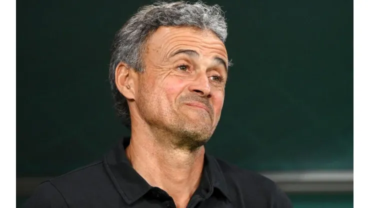 Luis Enrique, técnico da Espanha, durante o duelo em que o Japão derrotou La Furia - (Photo by Stu Forster/Getty Images)