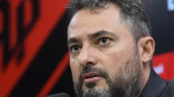 Foto: Site oficial do Athletico-PR - Mattos em coletiva.