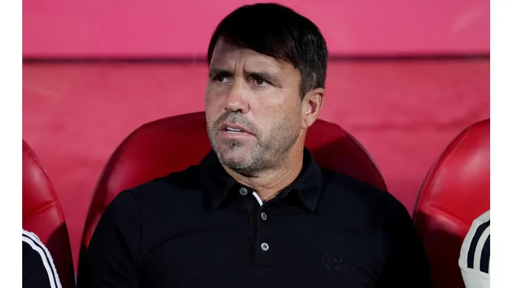 Foto: Alex Caparros/Getty Images - Coudet iniciou a carreira de técnico no Rosario Central (ARG).