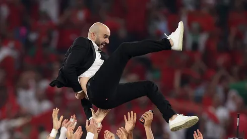 Foto: Richard Heathcote/Getty Images - Treinador do Marrocos está empolgado com a fase da seleção na Copa do Mundo