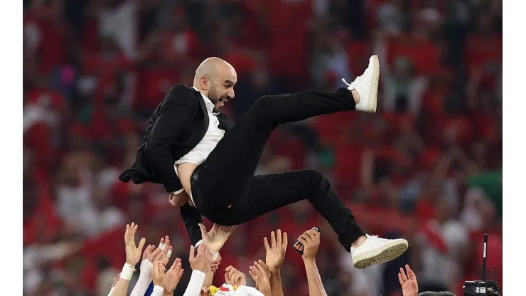 Foto: Richard Heathcote/Getty Images - Treinador do Marrocos está empolgado com a fase da seleção na Copa do Mundo