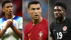 Francois Nel/Claudio Villa/Getty Images - Jude Bellingham, Cristiano Ronaldo e Alphonso Davies